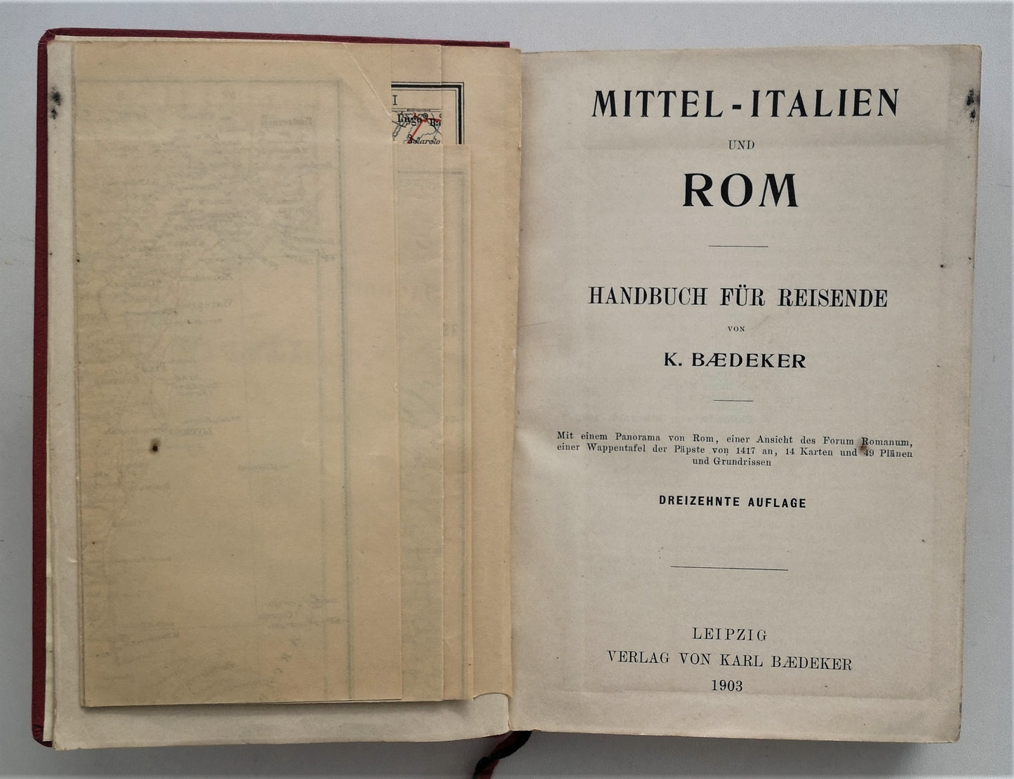 Baedekers Mittel-Italien und ROM