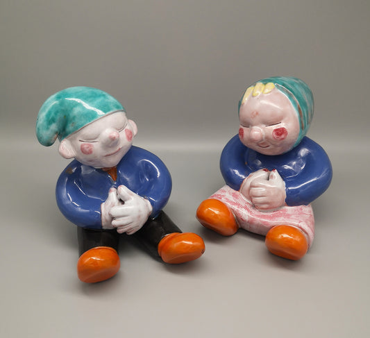 Walter Bosse Figuren - Bauer und Bäuerin