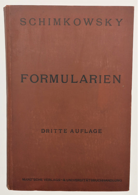 Formularien für Verträge