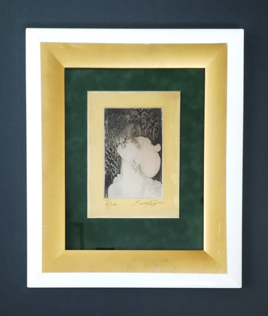 Ernst Fuchs - Kuß des Pan