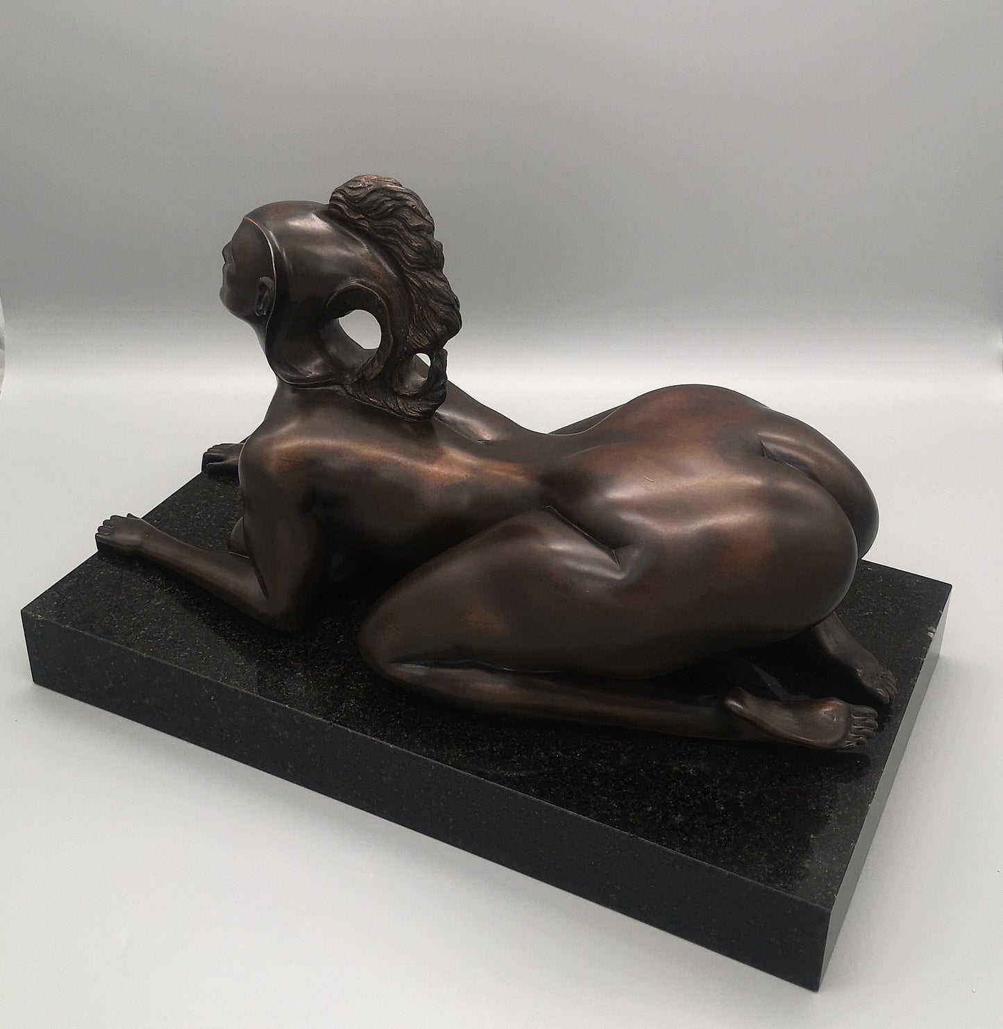 Ernst Fuchs Bronze Sphinx