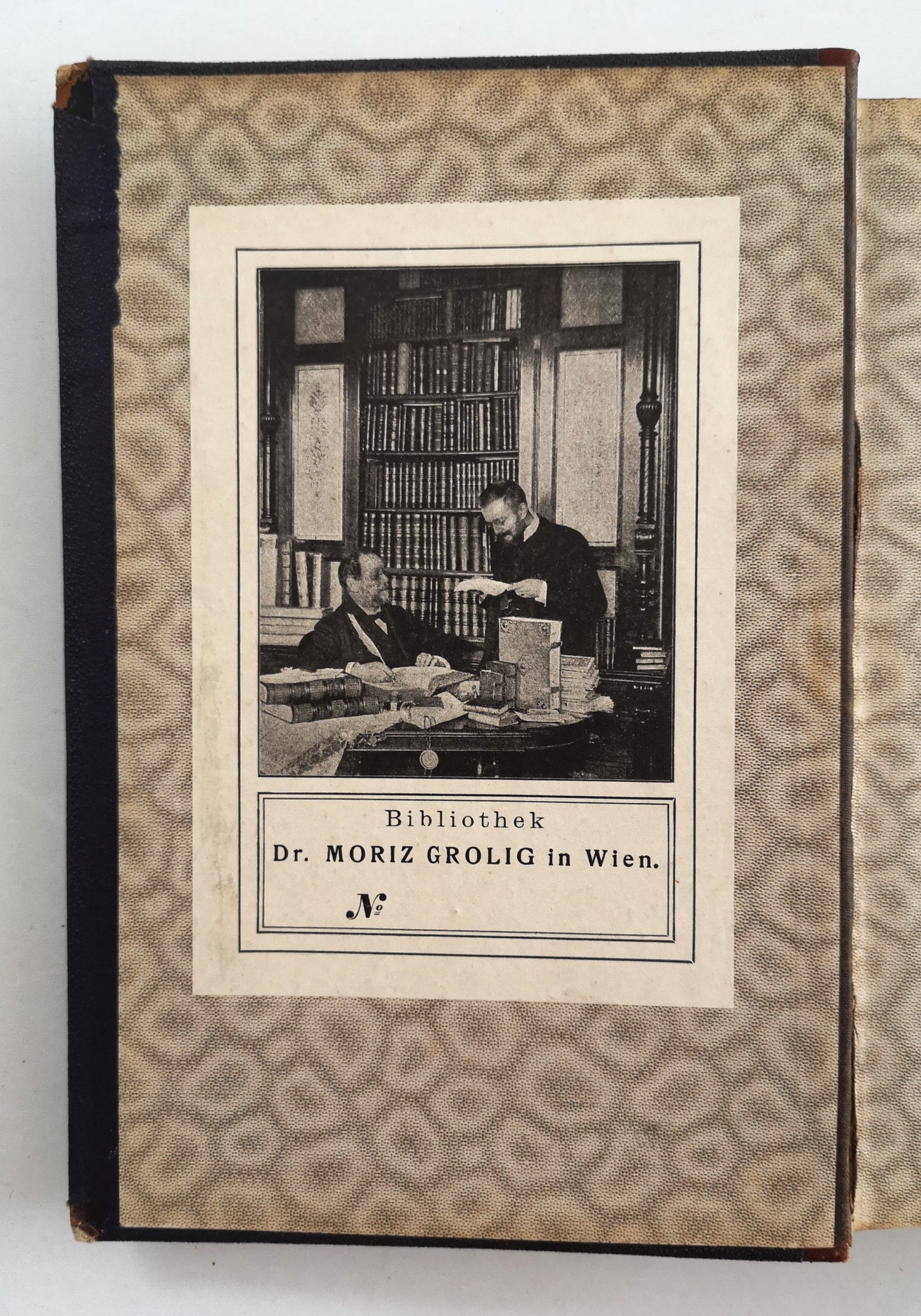Sprachvergleich und Urgeschichte - schönes Exlibris